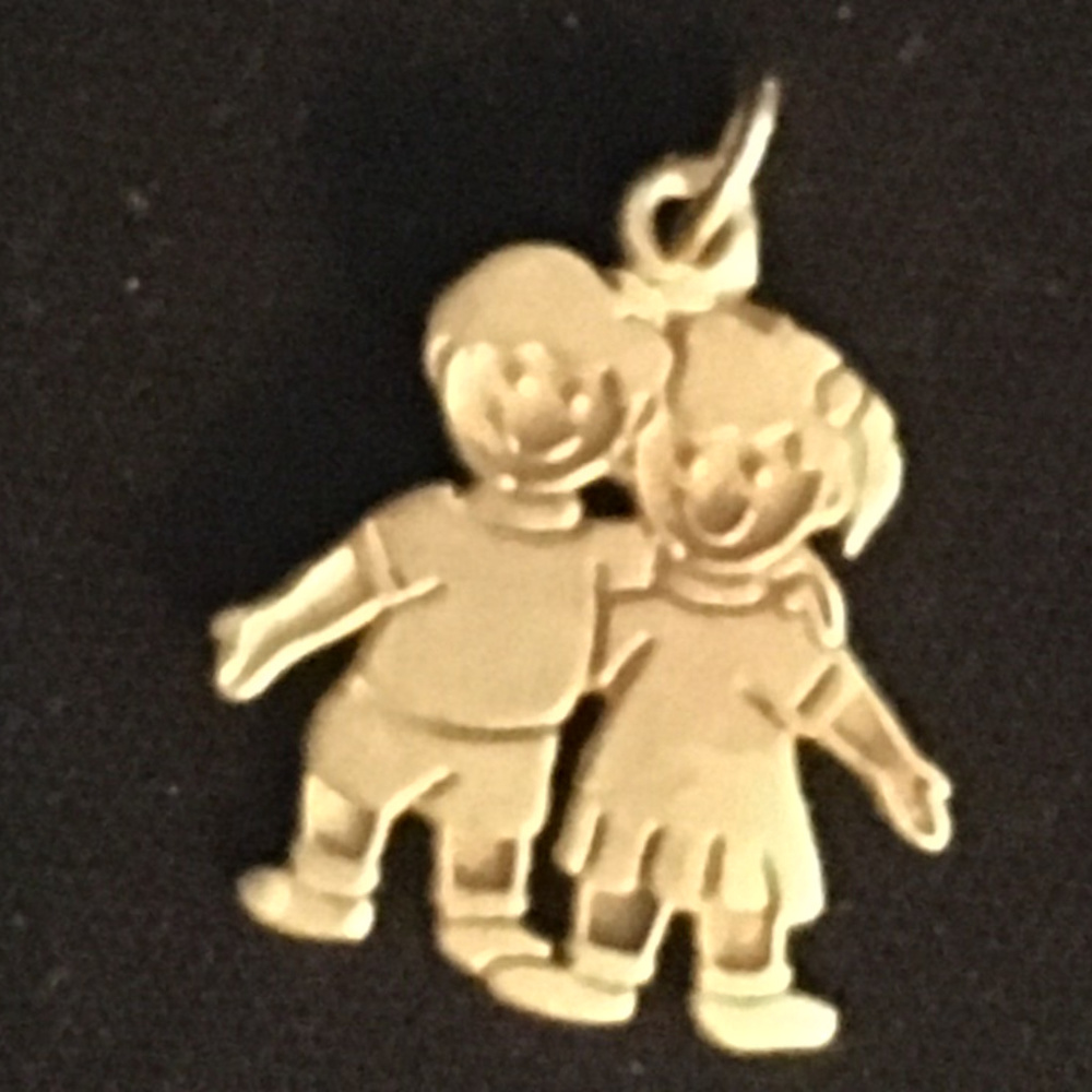 NEW~Sterling Silver Children Charm